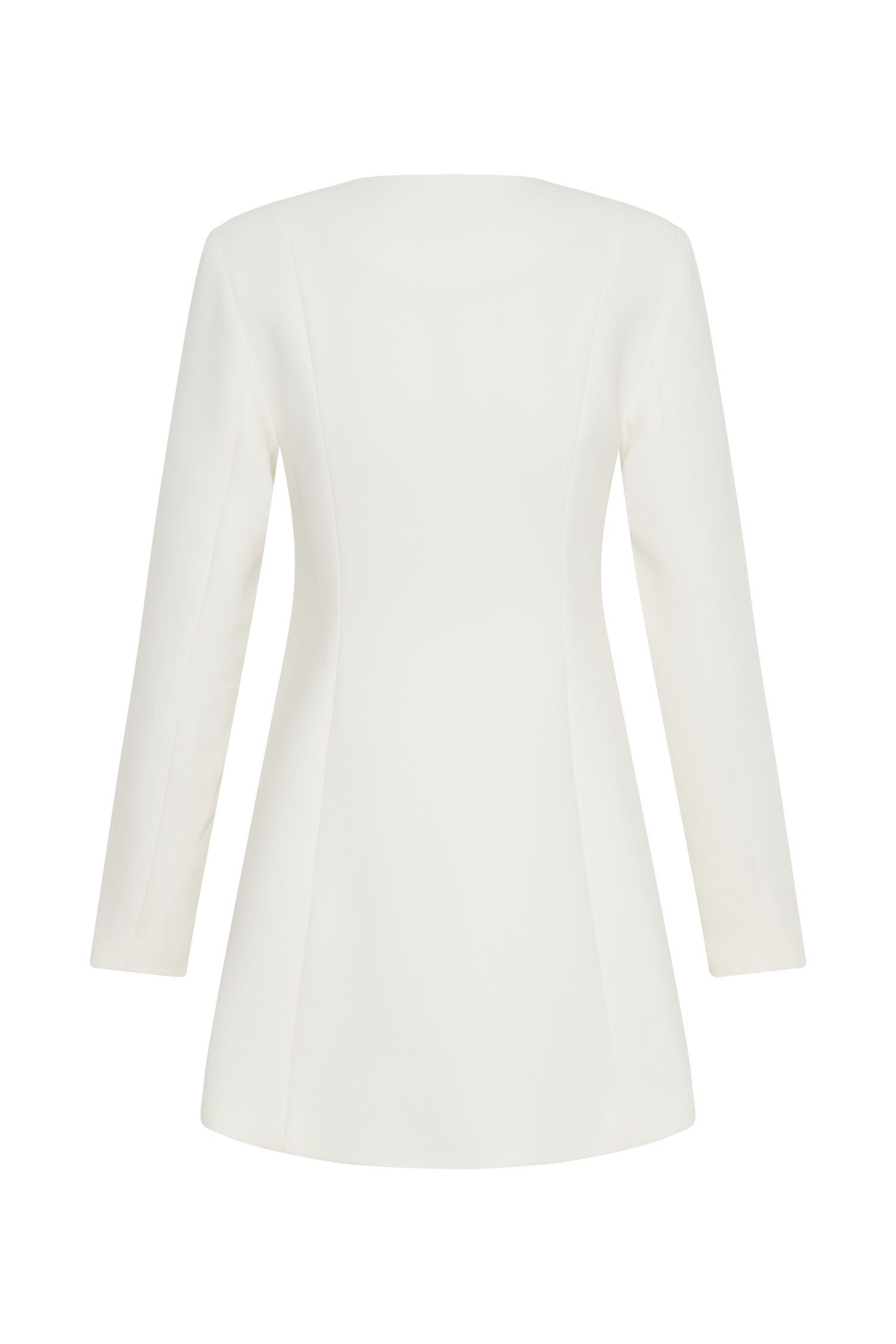 Hurley Long Sleeve Blazer Mini Dress - Ivory