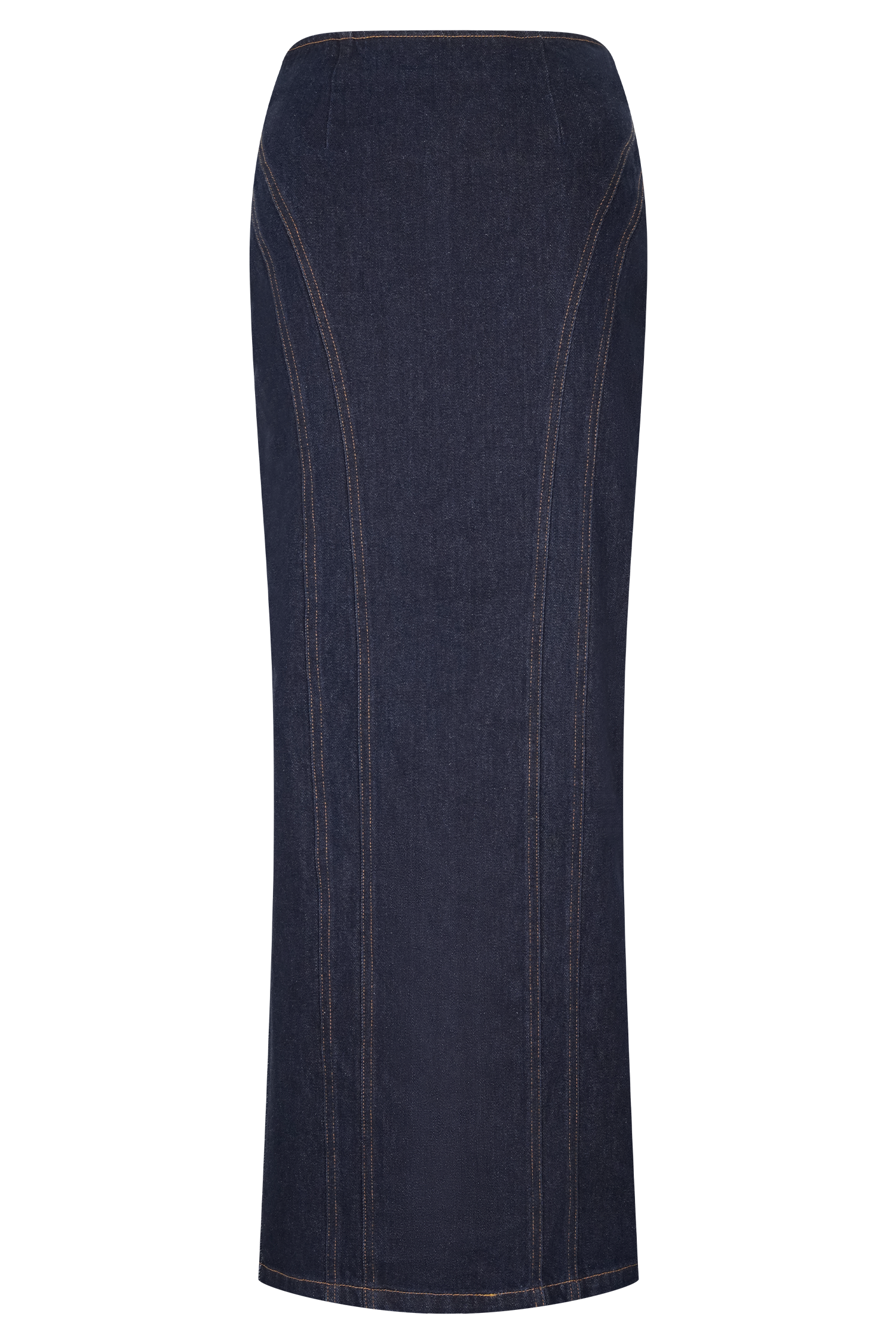 Alma Denim Maxi Skirt - Indigo Blue