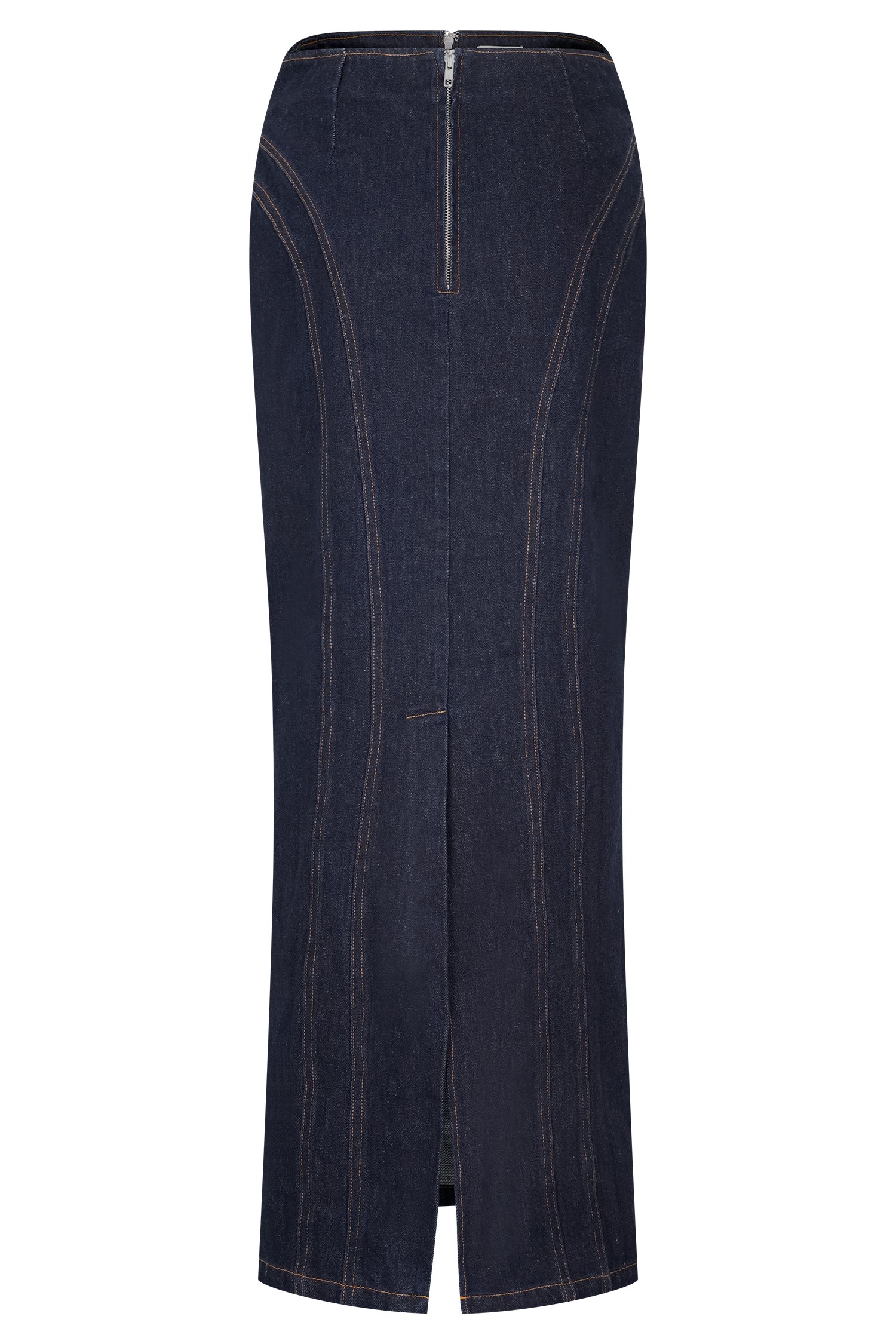 Alma Denim Maxi Skirt - Indigo Blue