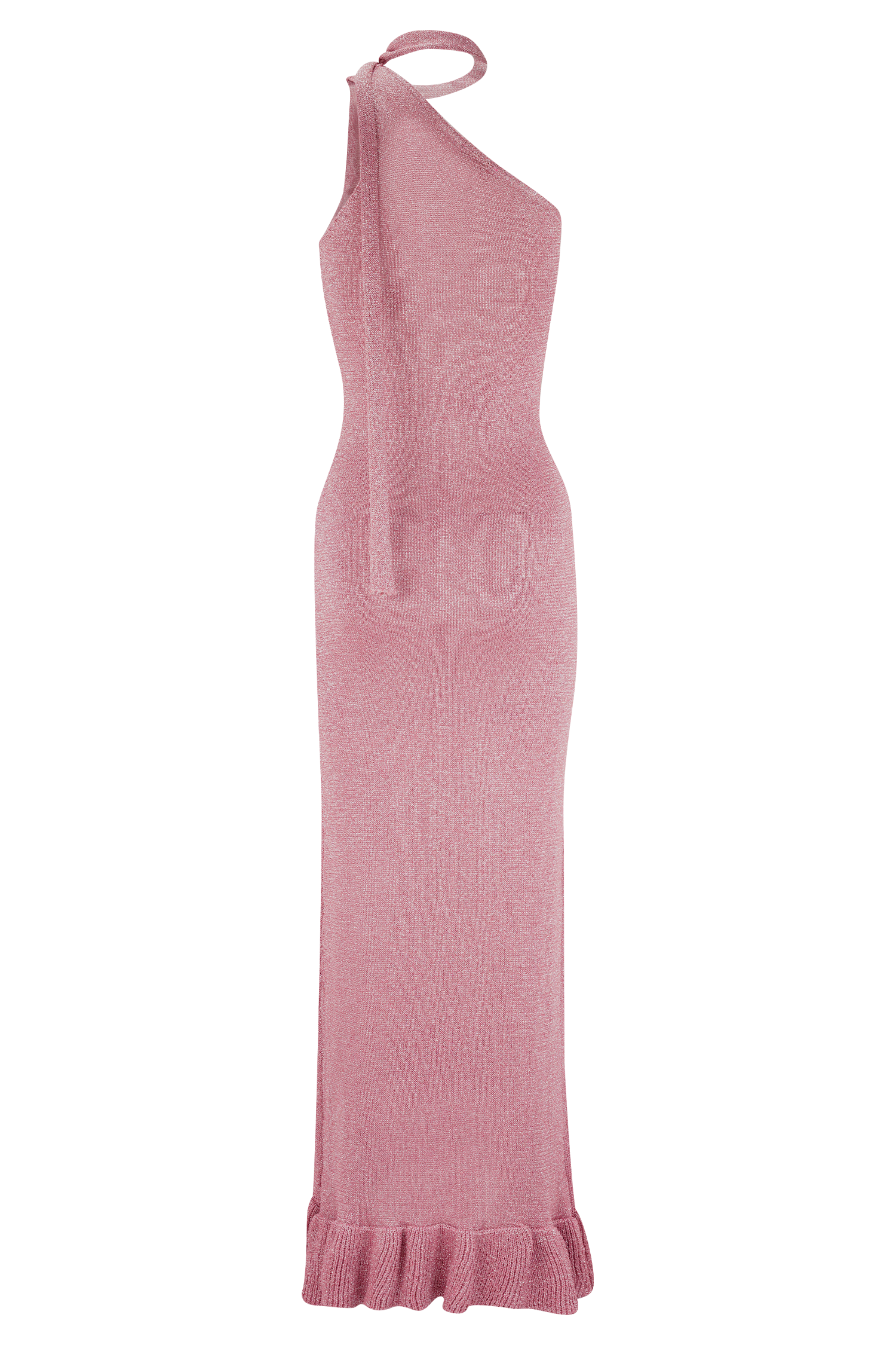 Celestino Floral Metallic Knit Maxi Dress - Pink