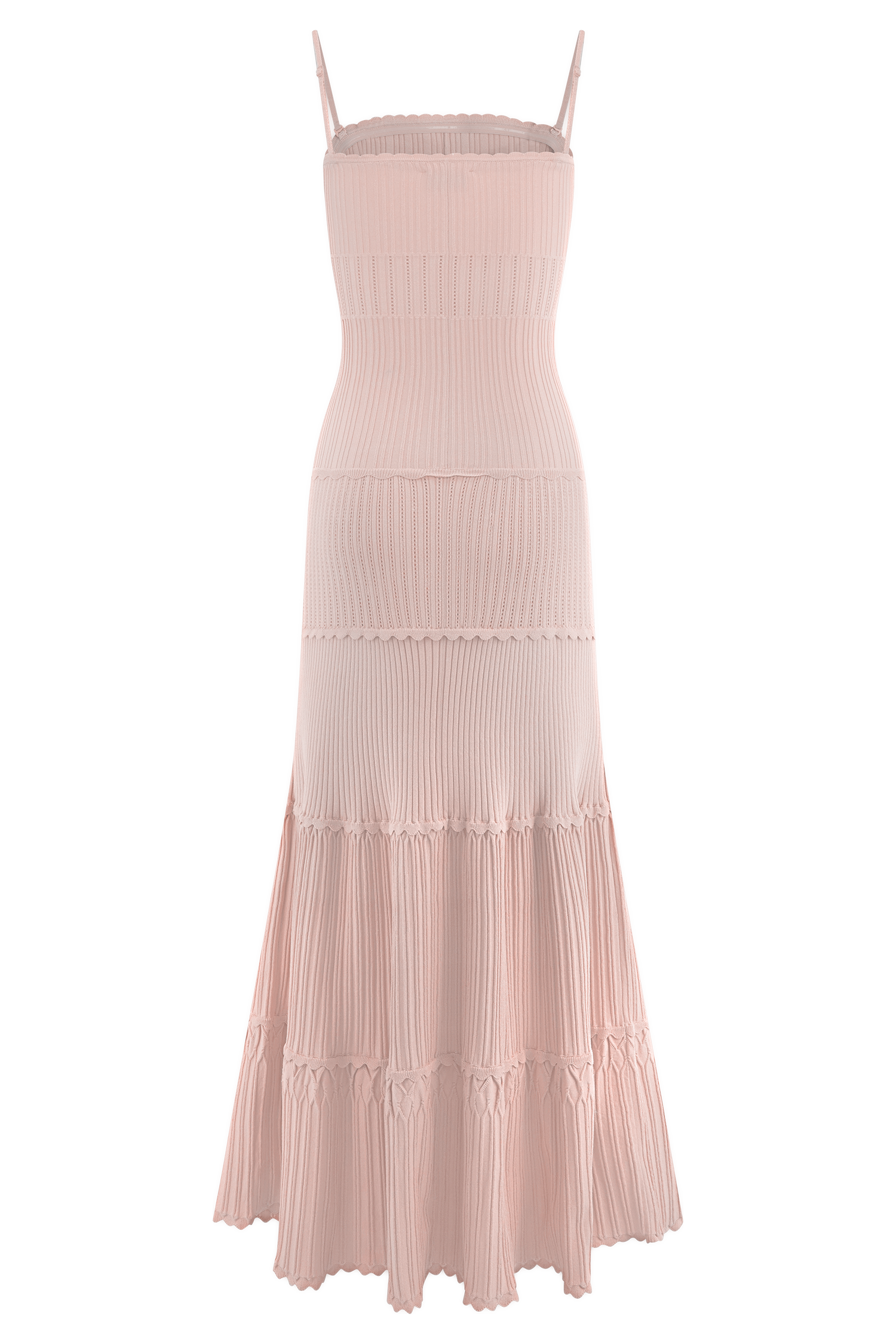 Finley Pointelle Knit Maxi Dress - Baby Pink