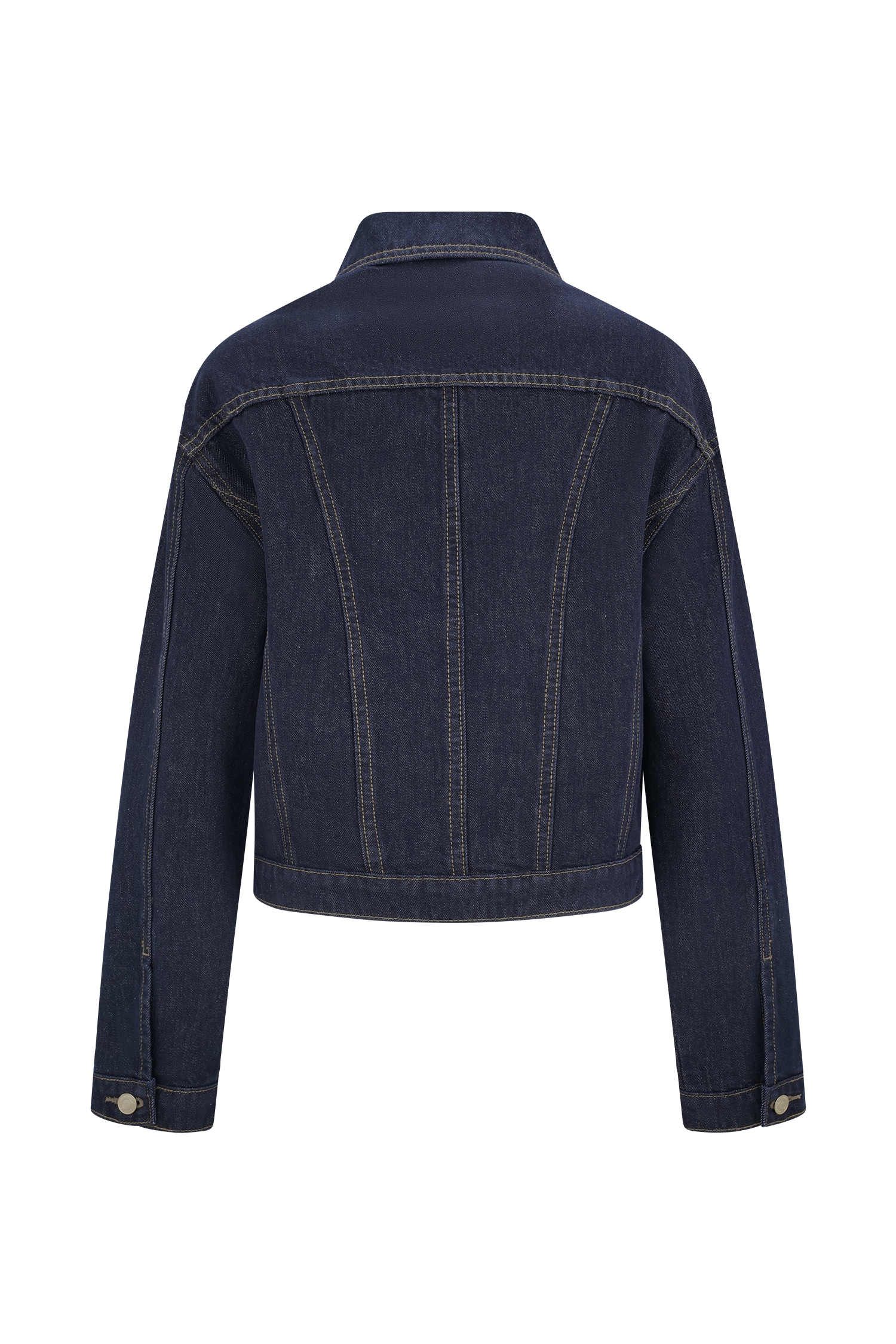 Kirra Cinched Denim Jacket - Washed Indigo Blue