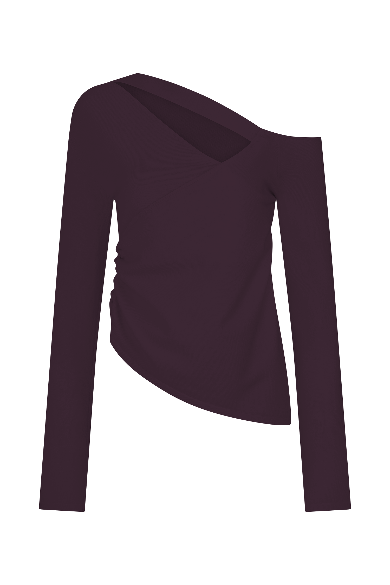 Miles Off Shoulder Knit Top - Plum