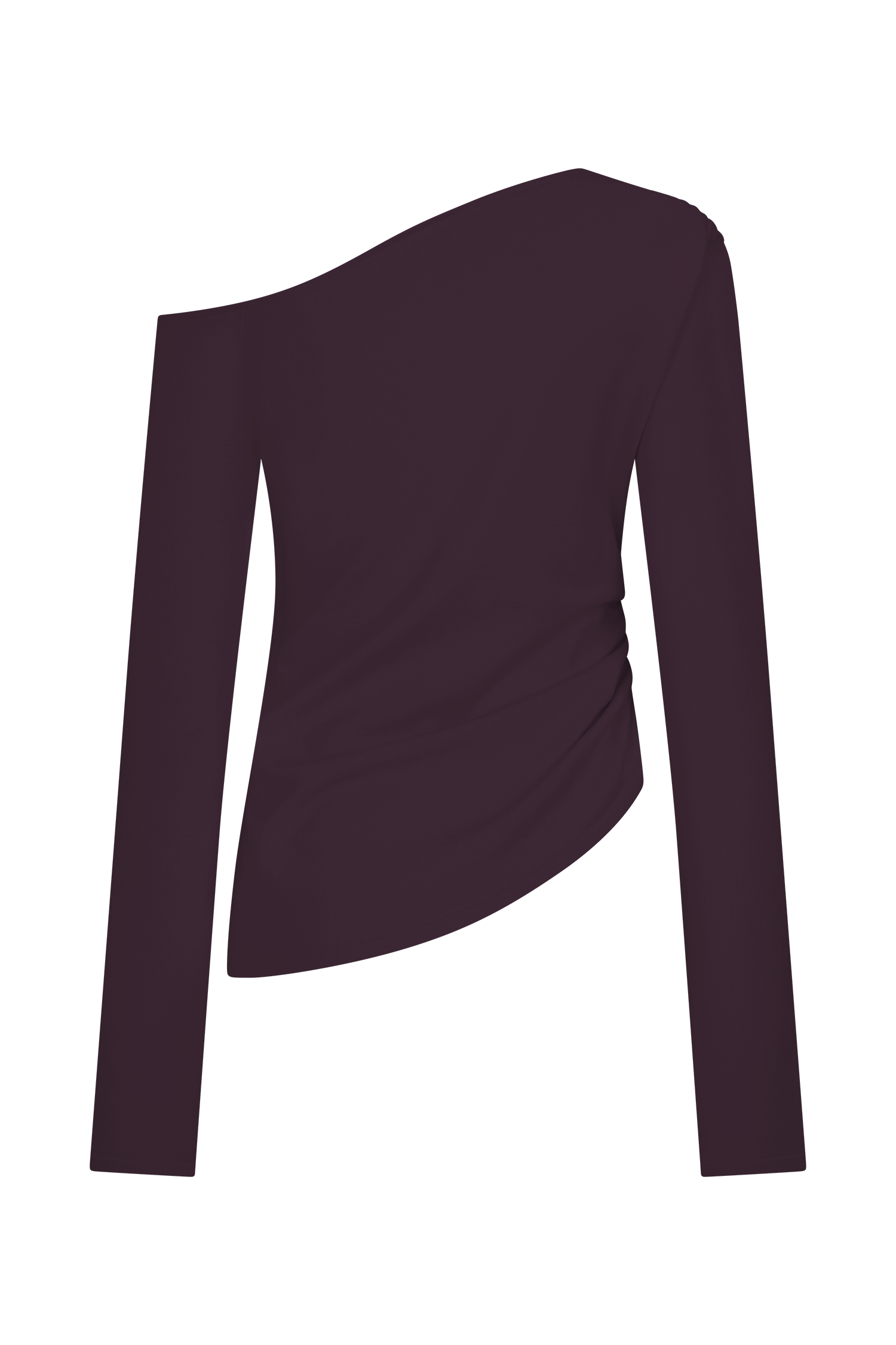 Miles Off Shoulder Knit Top - Plum