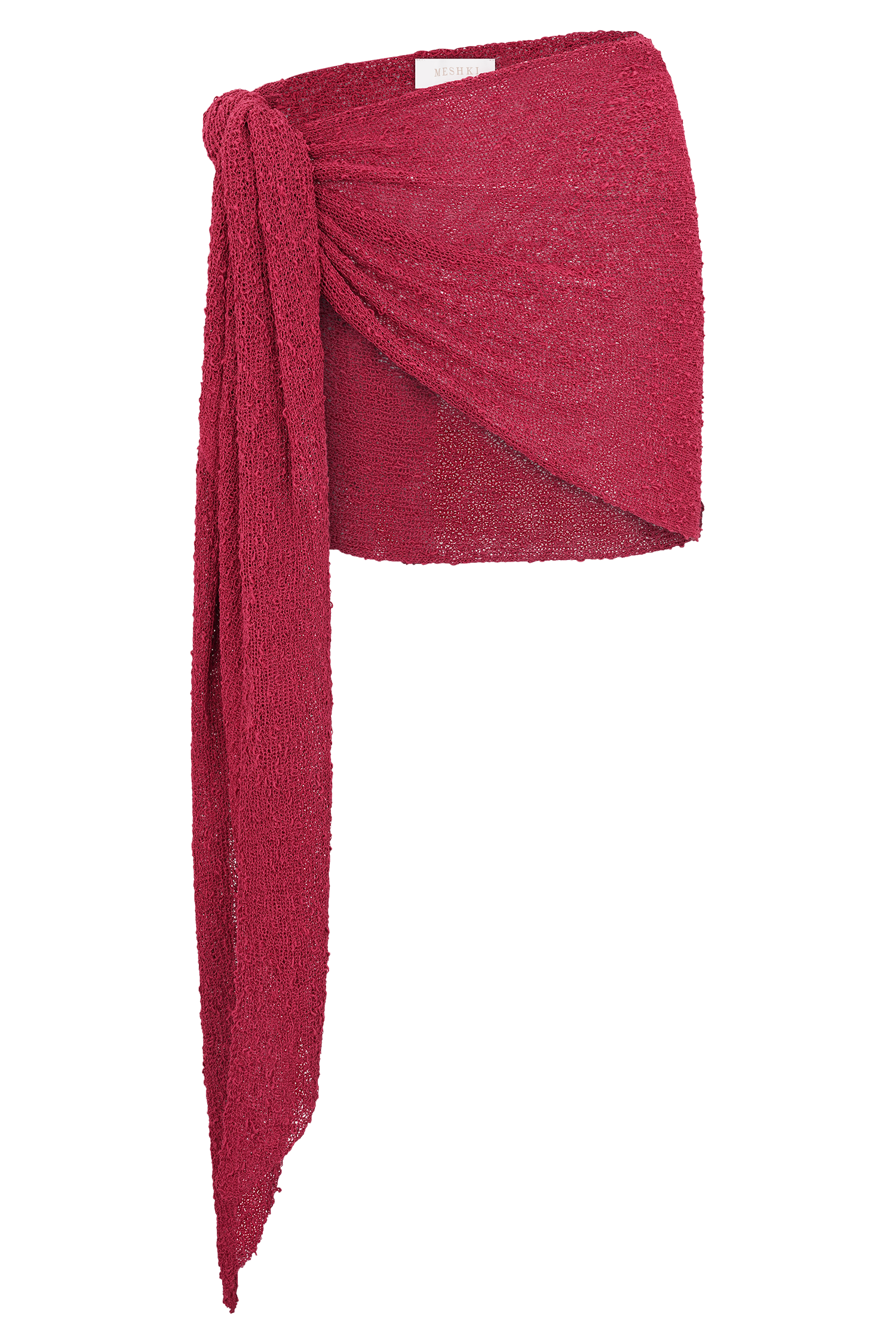 Sammy Boucle Knit Cover Up - Dragonfruit